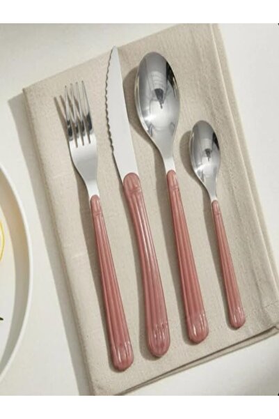Zinnia 24-Piece Cutlery Set - Forks, Spoons & Knives