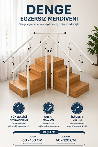 TAGESAN TK-497 Egzersiz Merdiveni | Fizik Tedavi ve Rehabilitasyon Denge ve K...