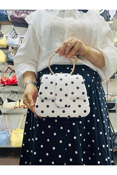 H&D COLLECTİON Τσάντα ώμου βραδινό φόρεμα ειδικής περίστασης με λεπτομέρεια α...
