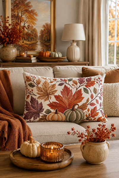 Pilloveland Rectangular Cushion Cover with Double-Sided Print 50X30 cm - Mosaic