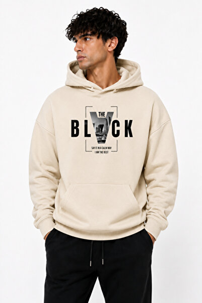 ZAVIXO Hooded Sweatshirt with Front Print and Kangaroo Pocket, Long Sleeve Ca...