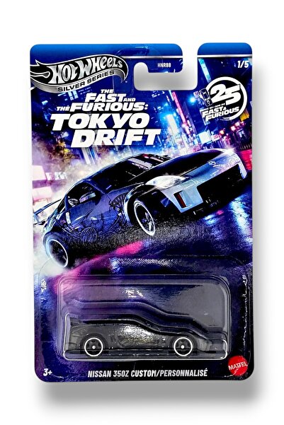 HOT WHEELS Silver Serisi Tokyo Drift Nissan 350Z-HNR88