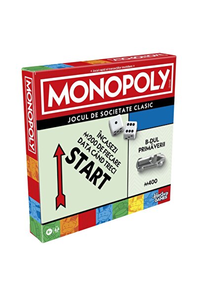 Hasbro MONOPOLY CLASSIC GAME ROMANIAN LANGUAGE
