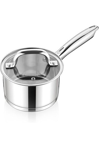 GENERAL Stainless Steel Sauce Pan with Mica-Coated Lid, Small Sauce Pan for C...