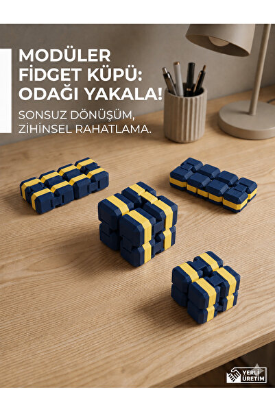 minelly hayatınıza minelly güzelliği katın Minelly Mag-Blok Sarı Lacivertli S...