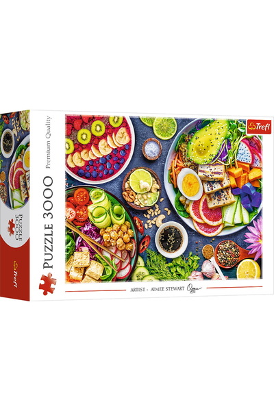 Trefl PUZZLE 3000 THE COLORED BOWL