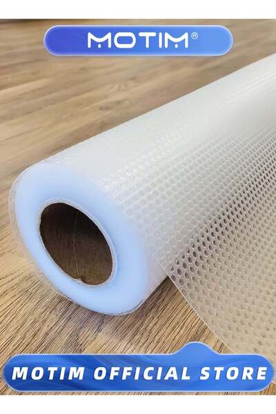 MOTIM 45 * 1000CM Non-Slip Shelf Liner EVA Kitchen Liner Washable for Kitchen...