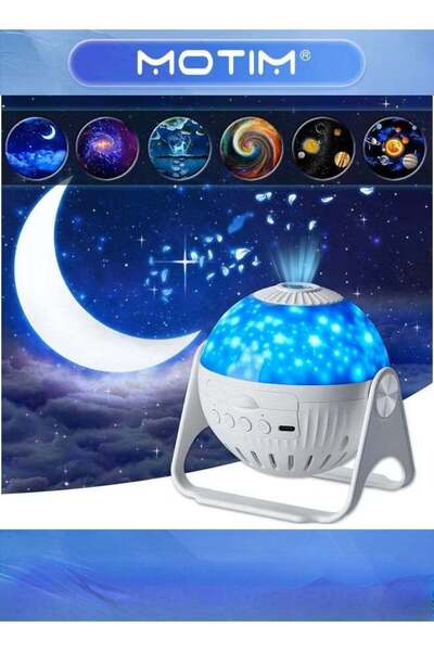 MOTIM 6 in 1 Projector Star Galaxy Projector Galaxy Projector Night Light wit...
