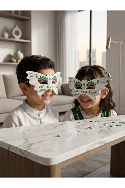 co arma Children's Mask, Butterfly Design, White, for the 96Th National Day o...