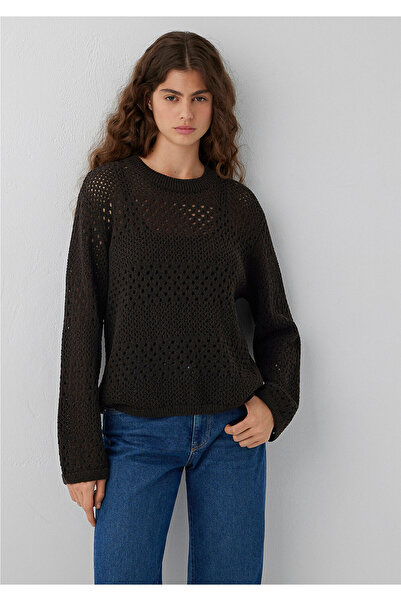 Mavi Kahverengi Kazak Regular Fit / Normal Kesim 1711015-88615
