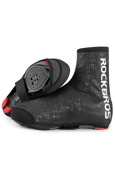 ROCKBROS Huse pentru pantofi de ciclism LF1081, Pachet de 2, Impermeabile, Re...