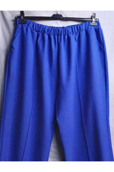 VİPP BÜYÜK BEDEN Women's Seasonal Loose-Fitting Trousers in Size 58-60