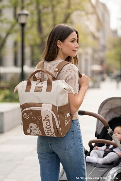 Disney Stitch You Me Mother Baby Bag, Mother Baby Care Bag, Maternity Bag, Mo...