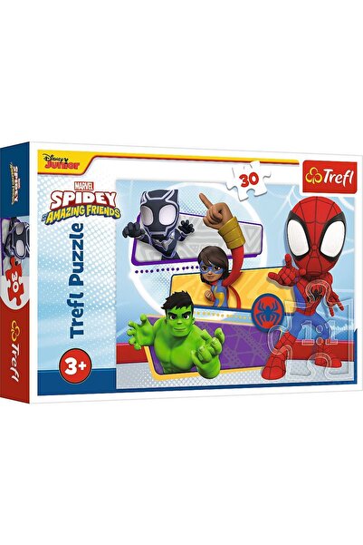Trefl PUZZLE 30 MARVEL SPIDEY AND HIS AMAZING FRIENDS THE BRAVE SPIDER MAN