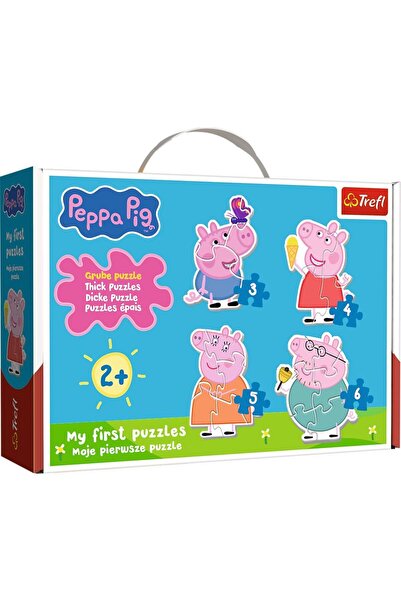 Trefl CLASSIC BABY PUZZLE PEPPA PIG THE CLASSIC PIGLET AMONG FRIENDS