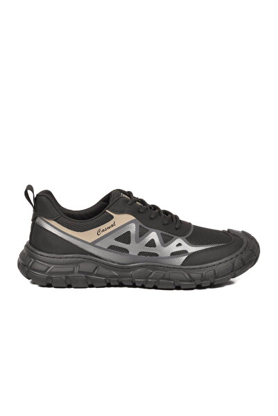 Voyager Black Memory Foam Men's Casual Shoes