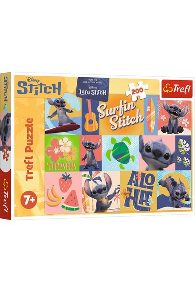 Trefl PUZZLE 200 DISNEY STITCH HAWAIIAN ADVENTURES