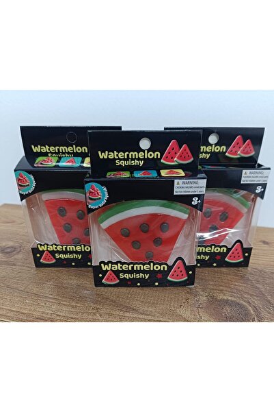 OneStore Set de 3 jucării antistres squishy pepene verde – Felii de pepene ve...