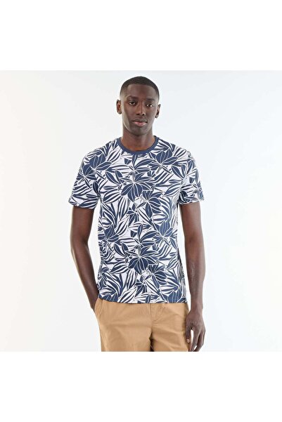 KIABI Short-Sleeved Graphic Print T-Shirt Blue