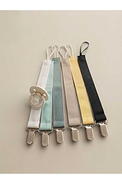 sağel 12li Set / 6lı %100 Pamuk Müslin Mama önlüğü Fular, Salya Önlüğü / 6lı Bebek Klipsli Diş Kaşıyıcı Tutacağı Emzik Askısı, Emzik Zinciri