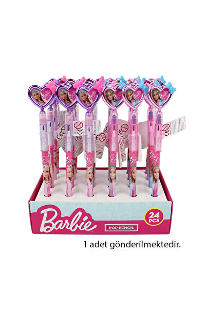 Barbie CEM B-1034 SİLGİLİ FİYONKLU KALP YUMURTLAYAN KALEM