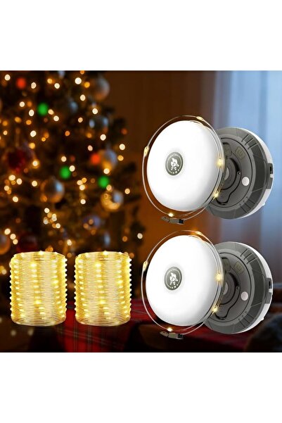 GENERAL 2-in-1 String Lights, Rotatable and Rechargeable Lights, Ip Rated Wat...