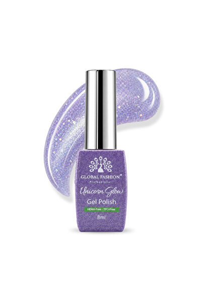 GLOBAL FASHION Professional Unicorn Glow Gel Polish 8ml HEMA & TPO Free