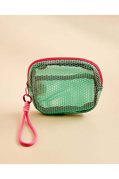 REDTAG Green And Pink Travel Pouch 12 Piece