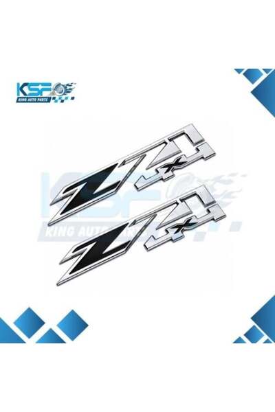 Gmc Z 71 Emblem Set Black Color for Sierra and Silverado 2014-2018 Models