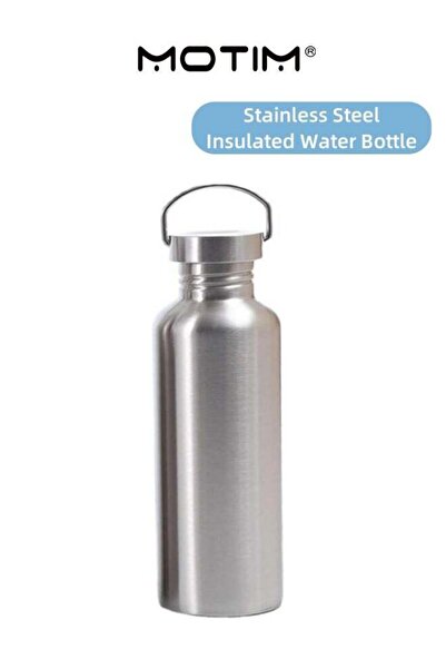 MOTIM Stainless Steel Insulated Water Bottle with HandlePortable Metal Water ...