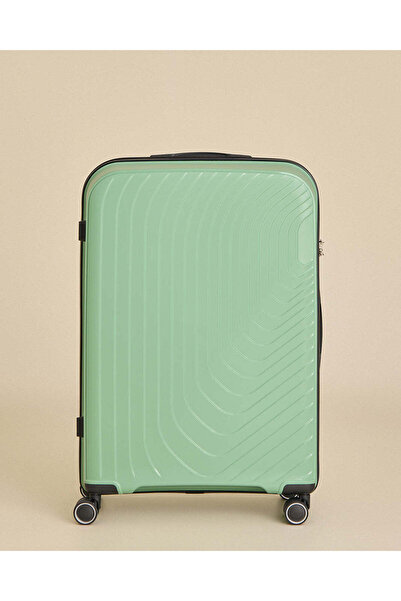 REDTAG Green Hard Trolley With Built In Lock 24 Inch