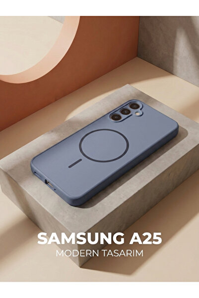 Samsung Galaxy A25 Uyumlu Silikon Kılıf – Yumuşak Dokulu, Darbe Koruyucu, Kamera Korumalı