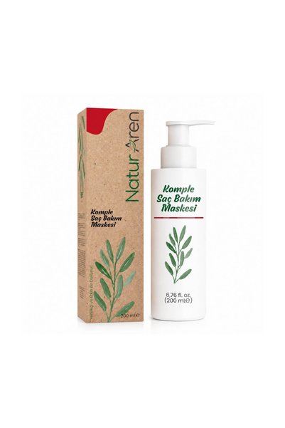 Naturaren Complete Hair Care Mask – Nourishing and Restorative Care Containing Biotin, Keratin and 7 Herbal Oils 200 ml