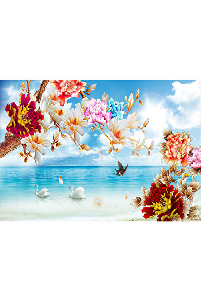 VIODESIGN Fototapet abstract ,autoadeziv, Plaja , multicolor,120x200 cm AB148