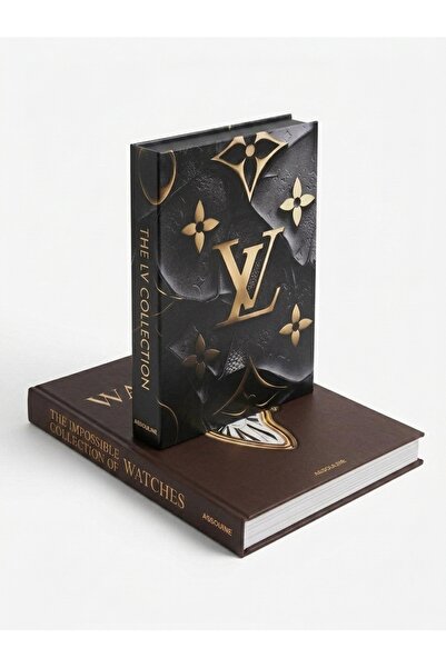 Dermabor Watches Dekoratif Kitap LOUISVTION Dergi Kitap
