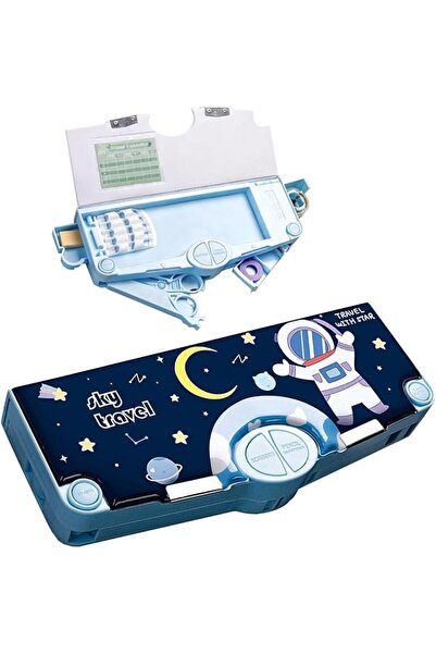 GENERAL Multi-Use Pencil Case Pencil Box with Two Sections for Students' Supp...
