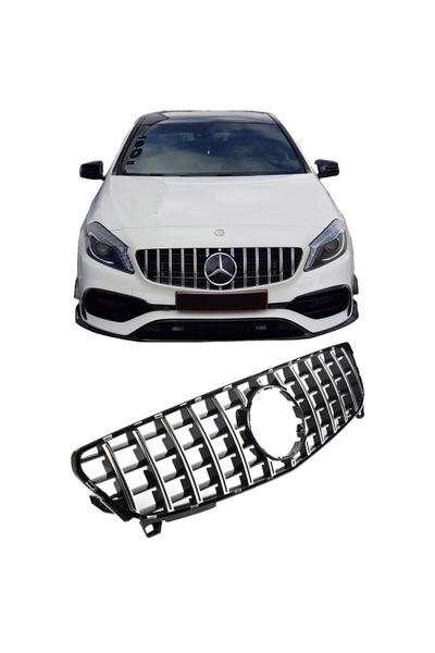 CΑRΝΕR Μάσκα για Mercedes-Benz A-Class W176 15-18 Εμφάνιση GT Amg Panamerican...