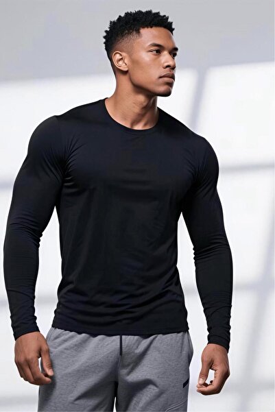 Oksit Ark Men's Lycra Slim Fit Long Sleeve Sports and Casual T-Shirt
