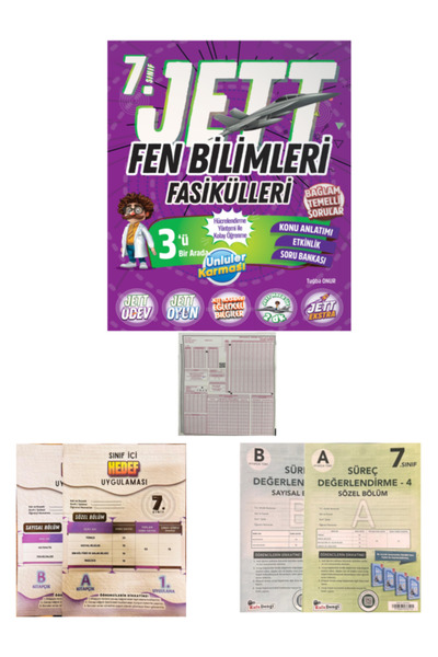 Ünlüler Karması 7. SINIF JETT FEN BİLİMLERİ GÜNCEL MAARİF MODEL 2026 2027 + K...