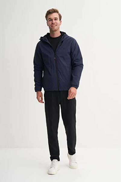 Cazador Basic Regular Fit Navy Blue Men's Coat 10200