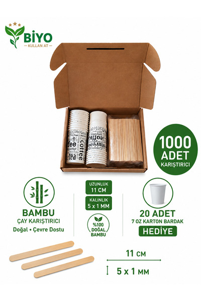 BAMBU ÇAY&KAHVE KARIŞTIRICI