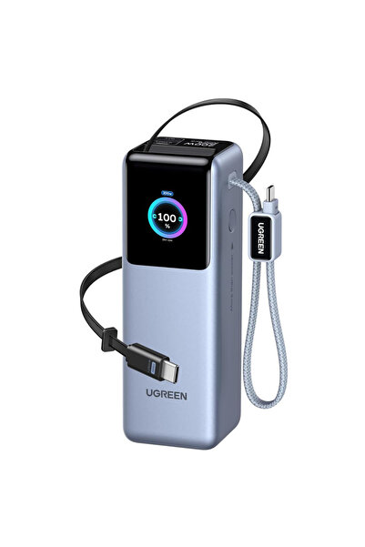 CLICK Ugreen - Power Bank Nexode Pro PB728 (75702B) - cu 2 cabluri USB-C inte...