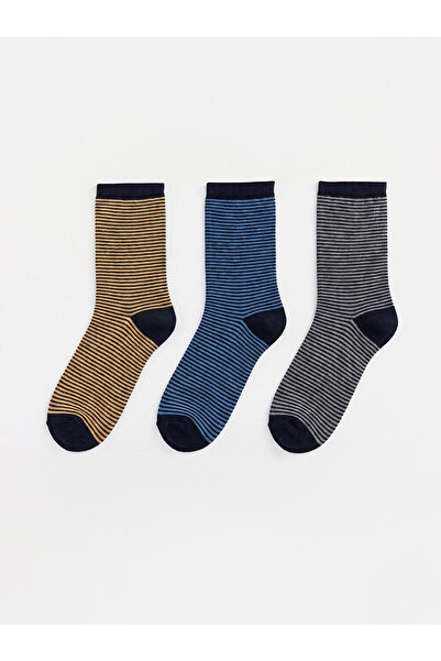 LC Waikiki Striped 3-Piece Socks for Boys from Uzg Store for Style Enthusiasts