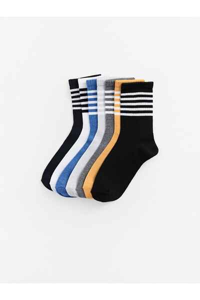 LC Waikiki Quality Parts from Çelebi Store Striped Boys' Socks 7-Pack