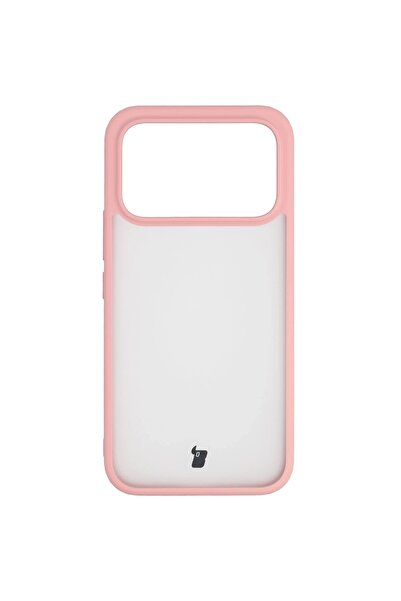 BizonMobile Husă Bizon Angelo pentru Xiaomi Poco F8 Ultra, Transparentă/Roz