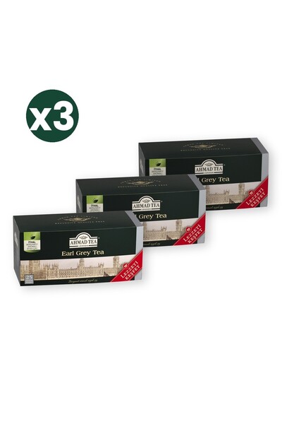 Ahmad Tea Earl Grey Bardak Poşet Çay 25'li 50 G 3'li Ekonomik Paket – Toplam ...