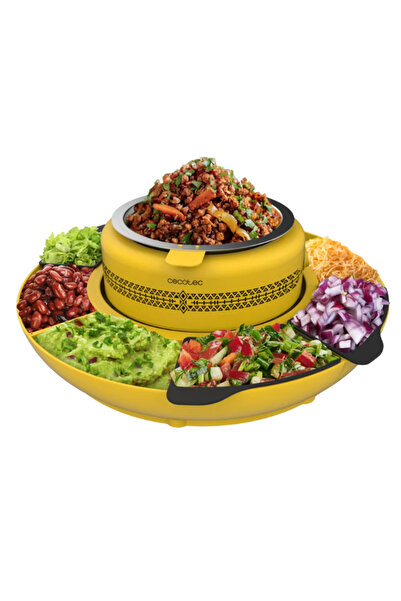 CECOTEC Tavă de încălzire, Cecotec, Fun Taco Andale, galben