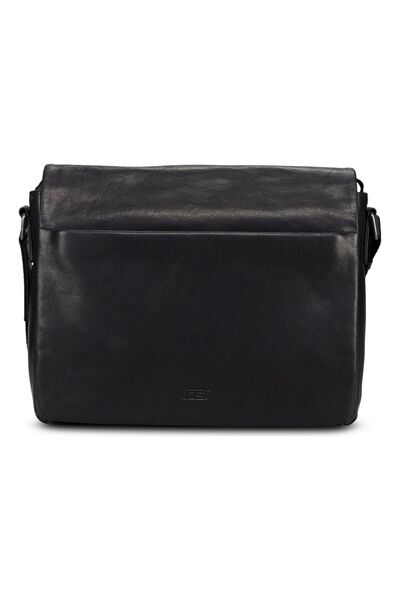 JOST Glasgow Briefcase RFID protection Genuine Leather 34 cm Laptop compartment