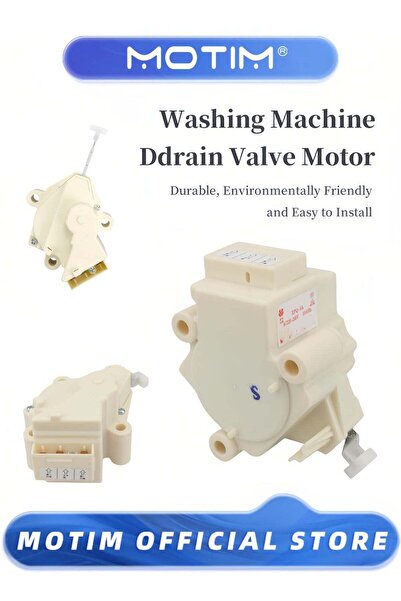 MOTIM 220V Washer Drain Valve Motor PQD-703 Double Stroke Tractor XPQ-6A QC22...