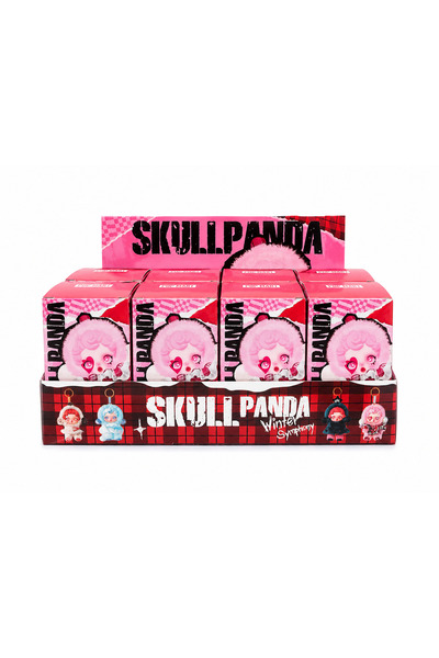 Salyangoz Bijuteri SKULLPANDA 1.SERİ ANAHTARLIK (PELUŞ DEĞİL)